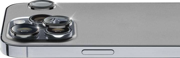 Actual product image Cellularline Camera Lens Ring - iPhone 16 Pro / 16 Pro Max Tempered glass for camera protection (1 Piece, Apple iPhone 16 Pro Max, Apple iPhone 16 Pro)