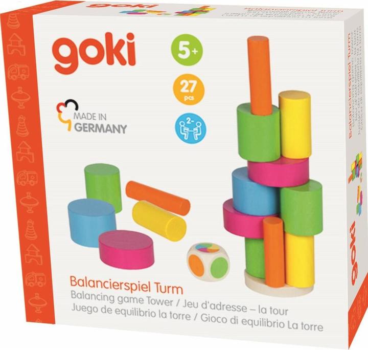 Immagine prodotto Goki Gioco di equilibrio Torre (Tedesco, Francese, Italiano, Inglese)