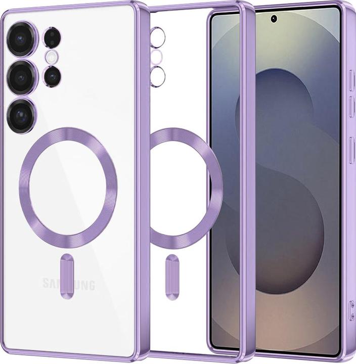 Actual product image Techsuit - Luxury Crystal MagSafe - Samsung Galaxy S25 Ultra - Light Purple (Samsung Galaxy S25 Ultra)