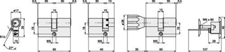 Produktbild Abus EC660NP 35/60 kd. (Profildoppelzylinder)