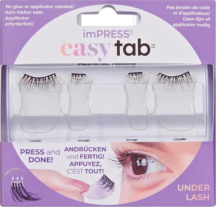 Actual product image KISS Impress Press On Falsies 02 False Eyelashes (Artificial eyelashes)