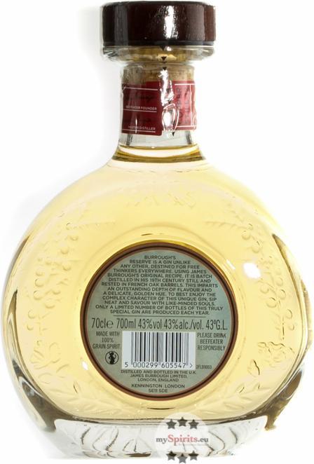 Produktbild Beefeater Burrough's Reserve Barrel Finished Gin (1 x 70 cl)