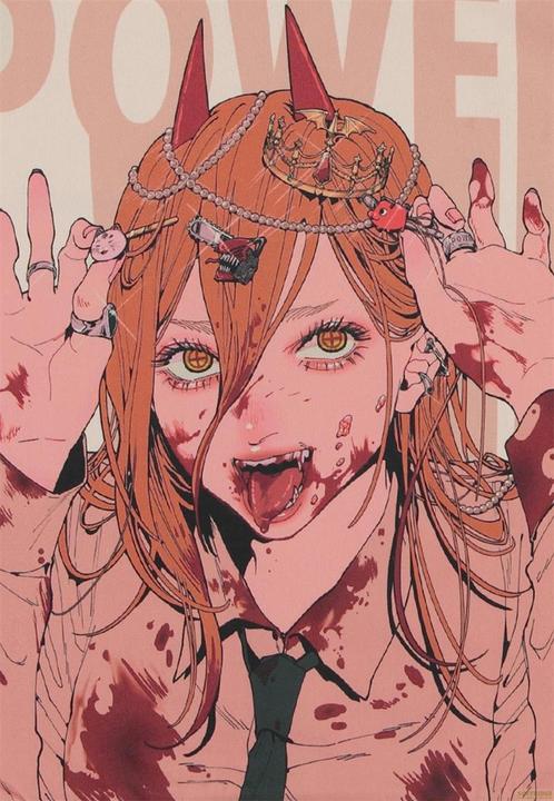 Immagine prodotto Difuzed Felpa con cappuccio da donna Chainsaw Man - Power - M (M)