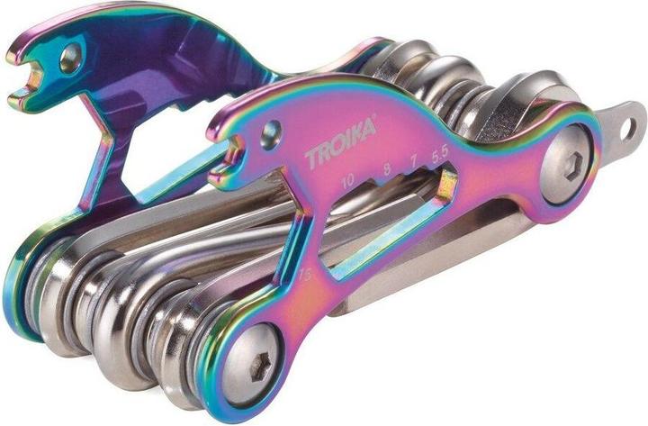 Actual product image Troika Keychain Multitool Iridescent