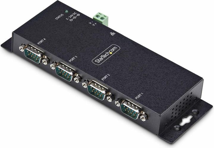 Produktbild StarTech com I43-SERIAL-ETHERNET, IEEE 802.3i, IEEE 802.3u, 0 - 60 °C, -20 - 75 °C, 5 - 95%, 179 mm