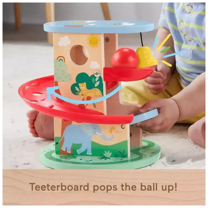 Produktbild Fisher-Price Tierwelt-Kugelbahn aus Holz