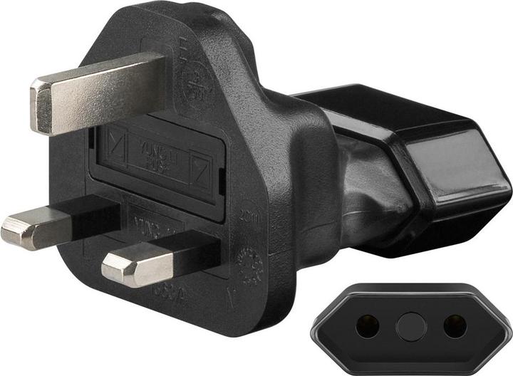 Image du produit Goobay Adaptateur prise européenne sur prise britannique
