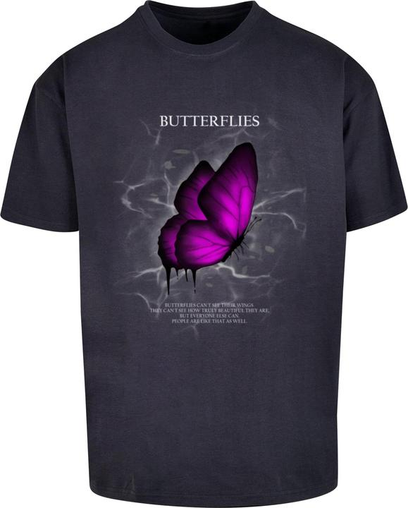 Actual product image Merchcode Butterflies Heavy Oversized Tee - 117179 (L)