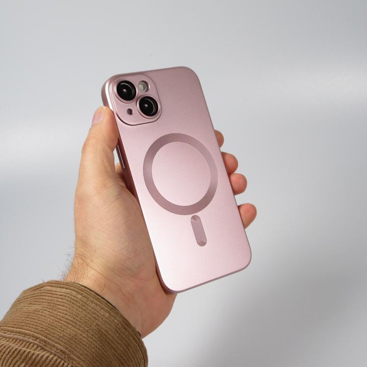 Immagine prodotto PhoneLook Cover in gomma morbida con vetro di protezione della fotocamera MagSafe (Apple iPhone 14)