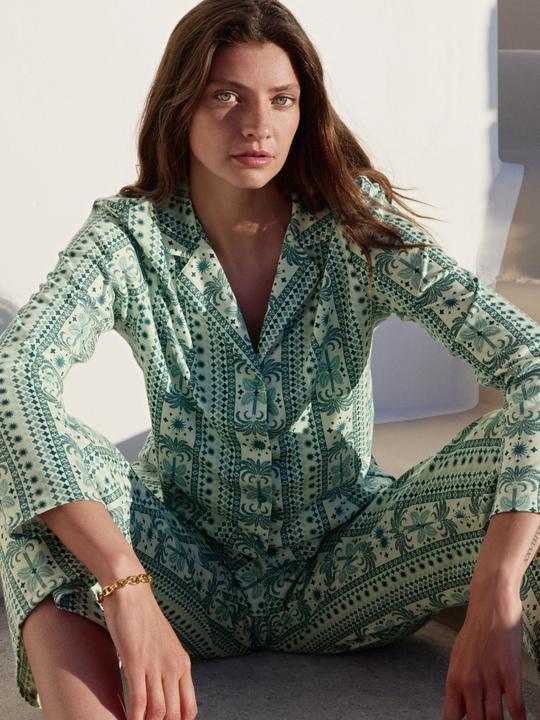 Image du produit Calida Spring Flower Dreams Pyjama, durchgeknöpft (M)