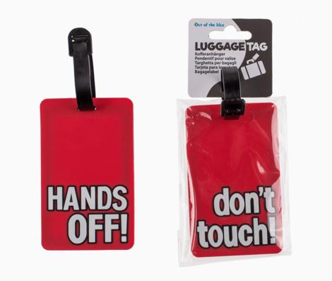 Out of the blue Kofferanhänger Hands off / Don't Touch (Schlösser & Anhänger)