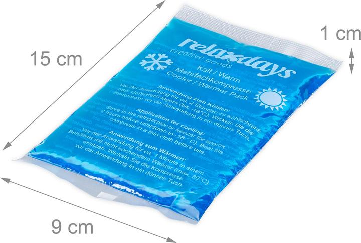 Produktbild Relaxdays 12x Kühlpad (12 x, 1230 g)