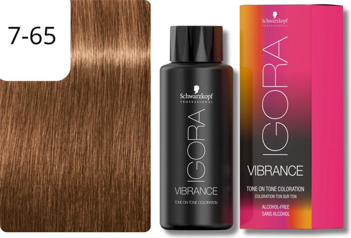 Image du produit Schwarzkopf Professional Coloration IGORA VIBRANCE Tone On Tone (7-65 blond moyen blond chocolat or)