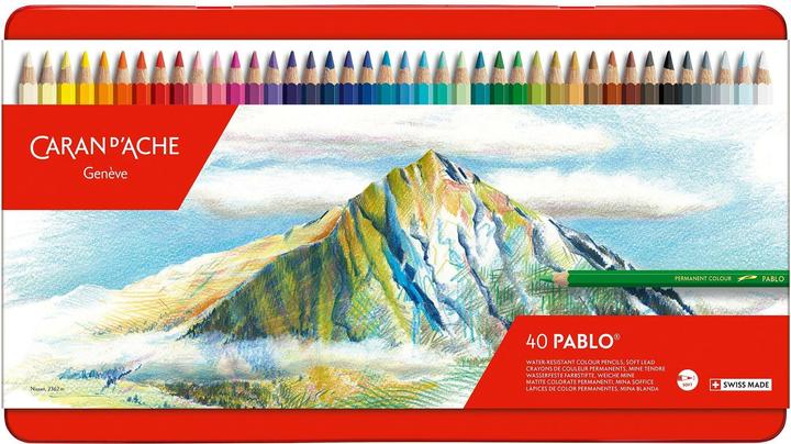 Immagine prodotto Caran d'Ache Pablo Metallschachtel (Multicolore, 40 x)