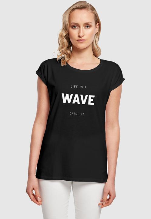 Produktbild Merchcode Ladies Summer - Life is a wave T-Shirt - 118923 (XXL)