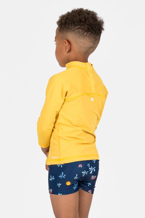 Produktbild Nabaiji Badehose Boxer Baby/Kinder - Titou Palm dunkelblau (102)