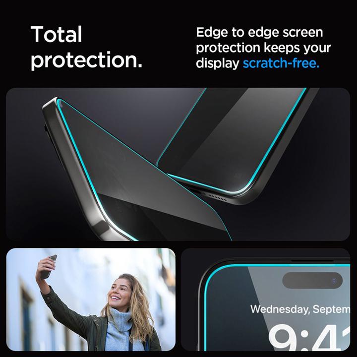 Image du produit Spigen EZ Fit GLAS.tR Privacy (1 pièce(s), Apple iPhone 15 Pro Max)