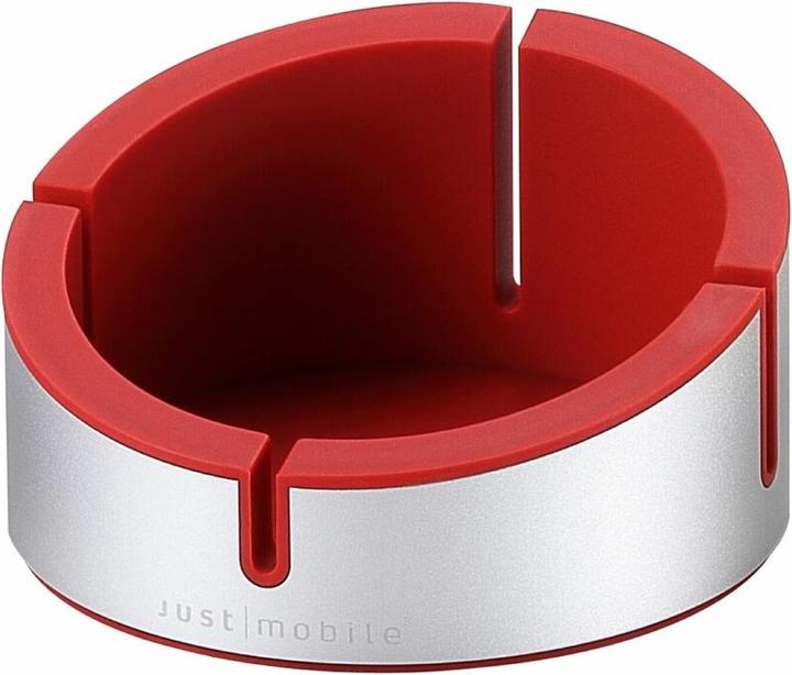 Actual product image Just Mobile AluCup Grande - Mobile/Smartphone - MP3 Player - Tablet/UMPC - Indoor - Red - Si