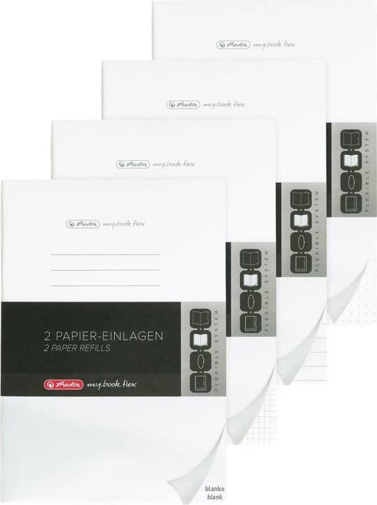 Produktbild Herlitz Notizheft my.book flex A5, Dot, Lederoptik (A5, Kariert, Weicher Einband)