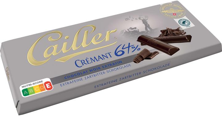 Produktbild Cailler Crémant 64% Tafelschokolade Dunkel (100 g)