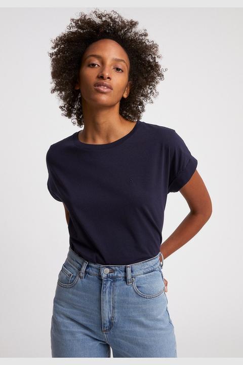 Actual product image Armedangels Idaraa T-Shirt night sky (S)