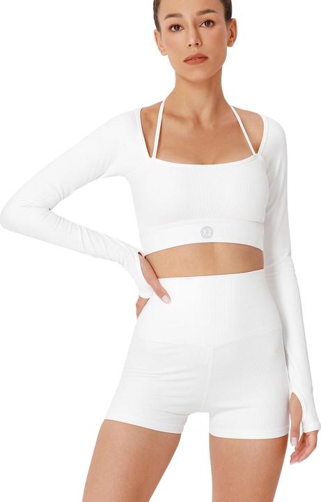 Produktbild Yeaz CLUB LEVEL SET Long Top Shorts S (White) (S)
