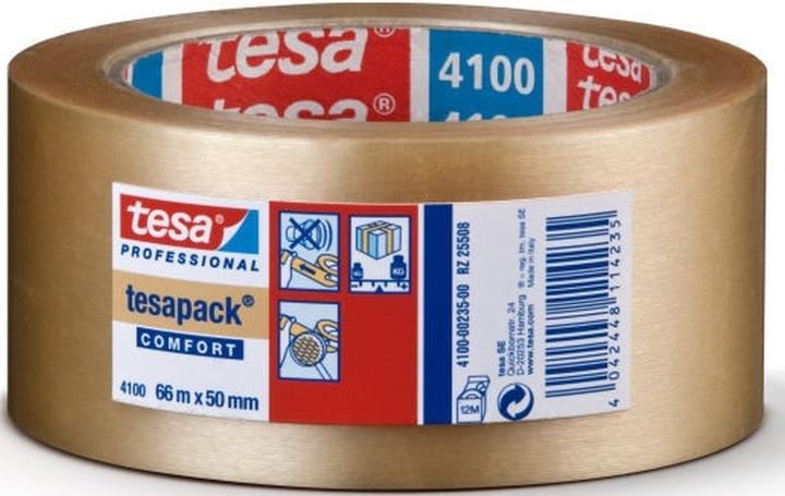 Produktbild Beiersdorf Pakketape Tesa 4100, PVC, 50 mm x 66 m, klar (50 mm)