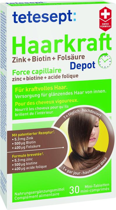 Produktbild Tetesept Haarkraft (30 Stück, Tabletten, 7.50 g)
