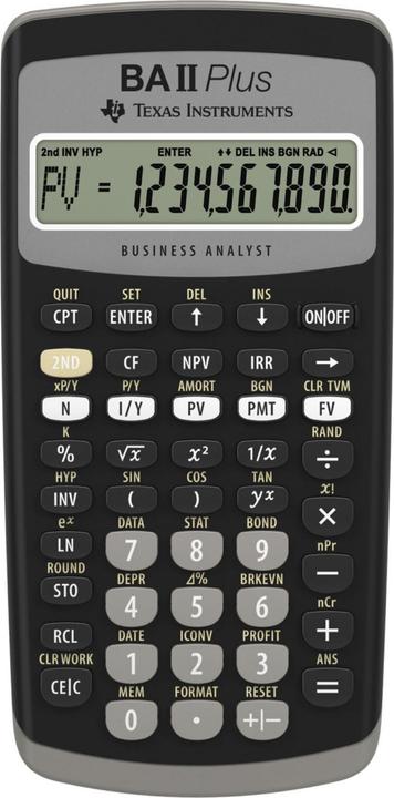 TI BA II Plus (Batterien)