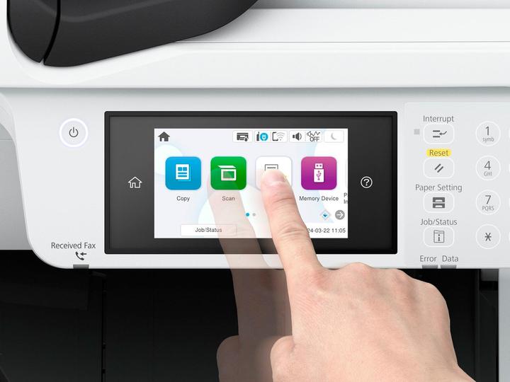 Produktbild Epson Workforce Pro Inkjet Far-Drucker 4in1 Blauer Engel (Farbe)