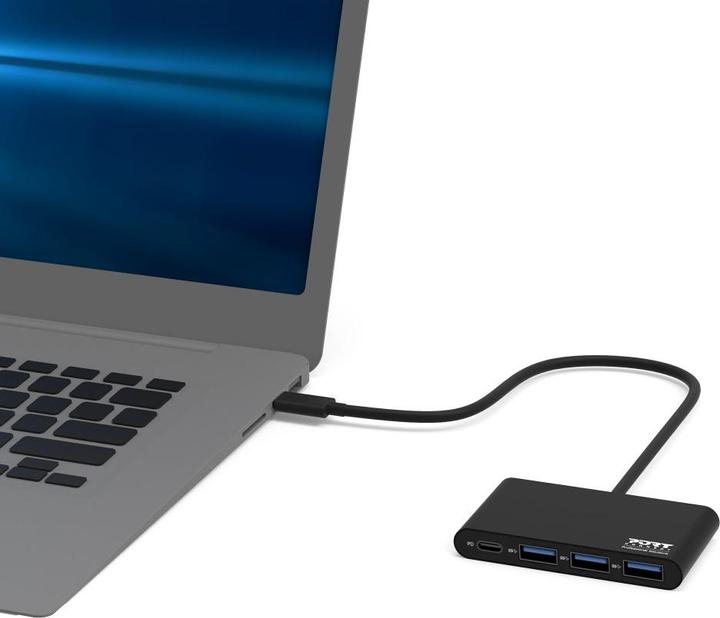 Image du produit Port Designs Hub USB-C (USB-C, 3 Ports)