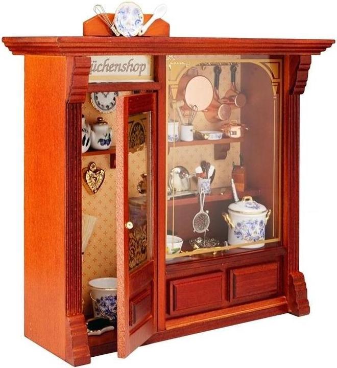 Produktbild Reutter 102.797/9 - Haushaltswarengeschäft mit Beleuchtung - Schaufensterladenserie 7