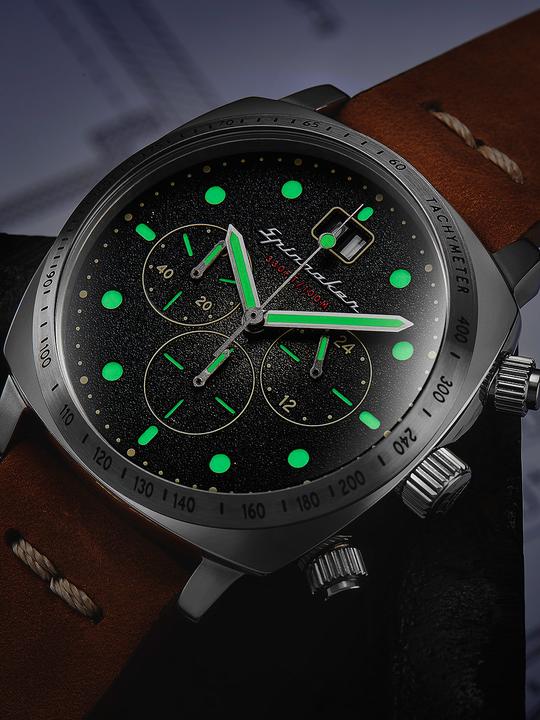 Image du produit Spinnaker SP-5068-01 Hull Chronographe 42mm 10ATM (Montre de sport, 42 mm)