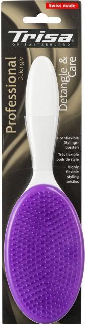 Actual product image Trisa Detangle hairbrush with handle