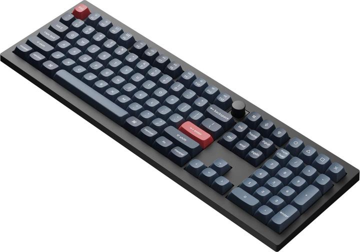 Actual product image Keychron V6 Max QMK/VIA Wireless Custom Mechanical Keyboard Fully Assembled Knob,Carbon Black, Gater (US, Wireless)