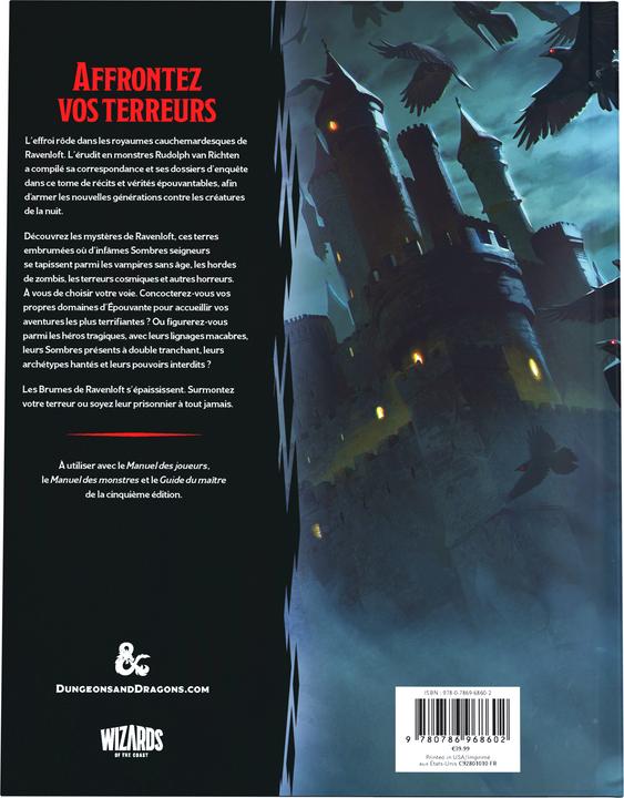 Image du produit Wizards of the Coast Donjons et Dragons - Guide To Ravenloft - Français (Français)