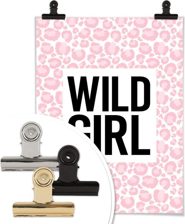 Produktbild Trenddeko Leopard - Wild Girl (40 x 50 cm)