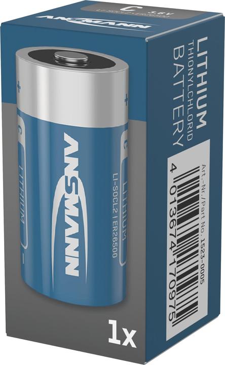 Ansmann Battery C ER26500 3.6V Lithium thionyl chloride (1 pcs., C)