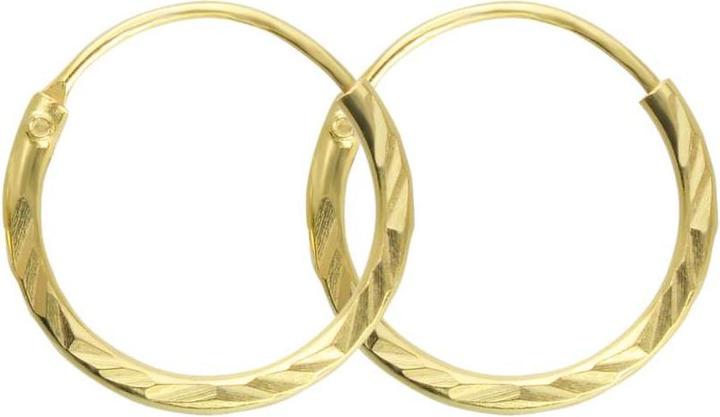 Immagine prodotto Bijouteria Orecchini (Argento 925, Placcatura in oro (placcatura oro))