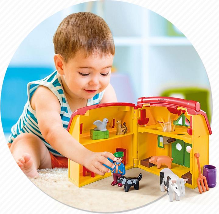 Produktbild Playmobil Mein Mitnehm-Bauernhof (6962, Playmobil 1.2.3)