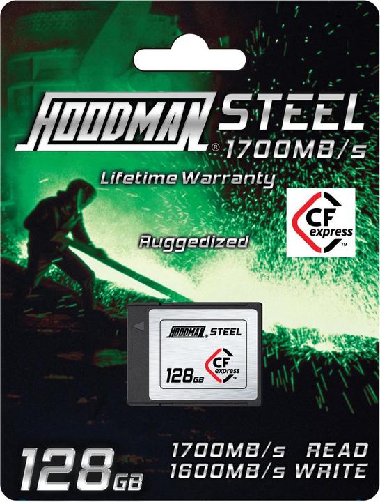 Actual product image Hoodman CFexpress Card Type B 128GB 1700/1600MB/s (128 GB, CFexpress type B)