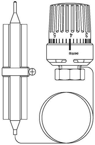 Produktbild Oventrop OV Temperaturregler Kapillarrohr 2 m 40-70 GradC