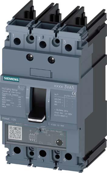 Produktbild Siemens Leistungsschalter 60A 3p opt.Motorantr 3VA5160-4EF31-0AA0