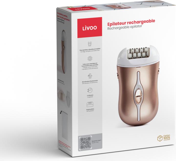 Image du produit Livoo Épilateur rechargeable
