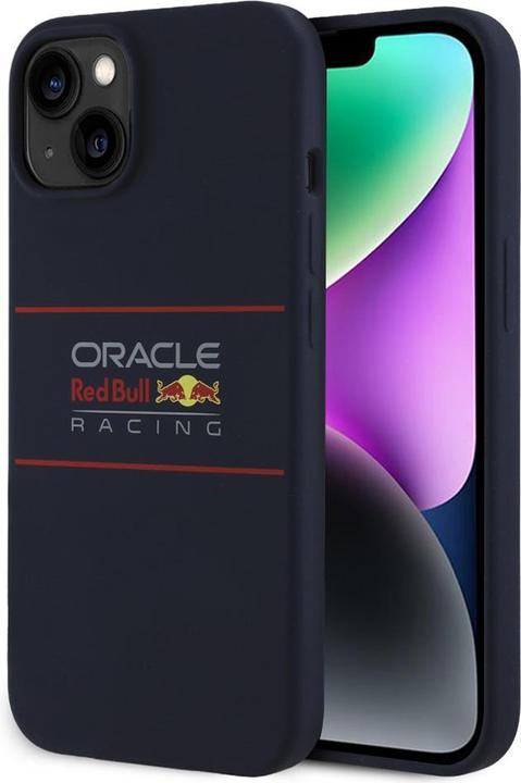 Image du produit Red Bull Racing - Silicone Horizontal Centered Logo MagSafe (RBHMP14S24SIHSRV) - iPhone 14 - Navy (Apple iPhone 14)