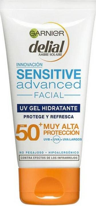 Garnier SENSITIVE ADVANCED gel facial SPF50+ 50 ml (Sonnengel, SPF 50, 50 ml)