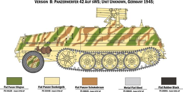 Produktbild 1:35 15cm Panzerwerfer 42 auf SWS