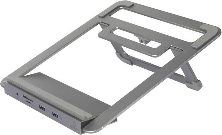 Produktbild Renkforce USB-C 12-in-1 Laptop-Dockingständer (USB-C, 12 Ports)