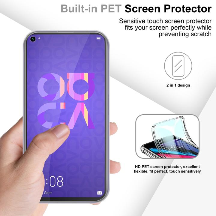 Image du produit Cadorabo Étui TPU 360 degrés Case (Huawei Nova 5T, Honneur 20, Taxe 20)