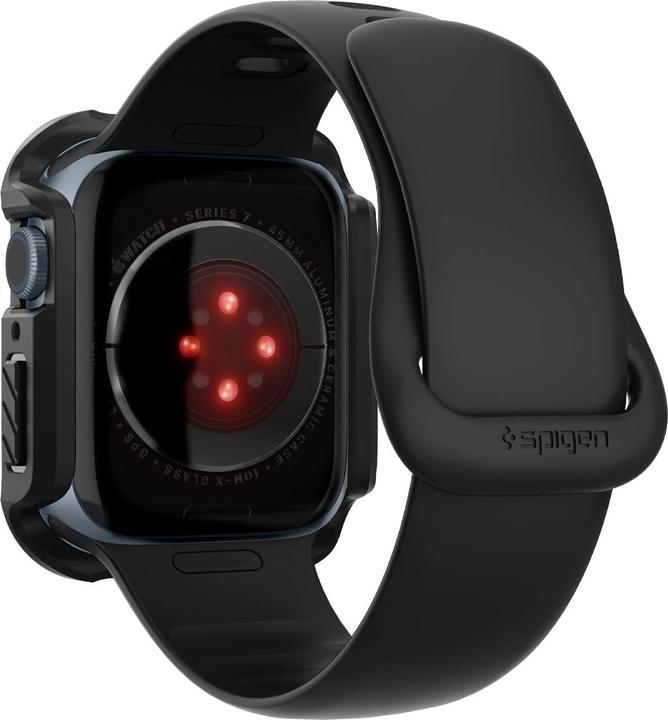 Actual product image Tech-Protect TOUGH ARMOR APPLE WATCH 7 / 8 (45 MM) BLACK